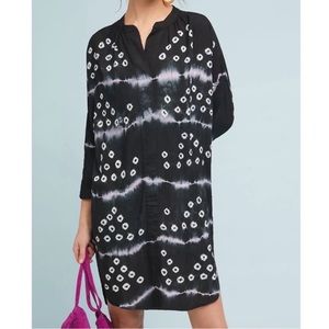Anthropologie The Odells Tie Dye Tunic Dress Sz S EUC